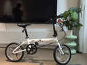 大行（DAHON）KT610折疊自行車(chē)16英寸單速男女學(xué)生上班上學(xué)城市通勤單車(chē) 白色 曬單實(shí)拍圖