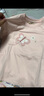 戴維貝拉（DAVE＆BELLA）2025夏裝新款純棉女童t恤兒童衣服小童短袖上衣洋氣女寶寶打底衫 糖果粉【現(xiàn)貨】 110 cm（建議身高100-110cm） 曬單實(shí)拍圖