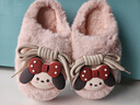 梵昇昱棉拖鞋可愛(ài)萌萌女孩冬季新款室內家居保暖加絨毛絨輕便軟底棉拖鞋 萌女孩【公主粉】 36-37 【尺碼偏小 建議拍大一碼】 曬單實(shí)拍圖