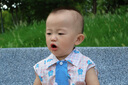 瑪米瑪卡 MOMOCO兒童套裝夏季男童中小童夏裝套裝滿(mǎn)印兩件套 白色  90  曬單實(shí)拍圖