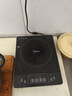 美的（Midea）家用大面板電磁爐一套帶鍋 2200w大功率節能火鍋電磁爐小型平面大火力炒菜鍋一體全套電池爐電磁灶 【2200w火力 8檔可調】350mm加大面板 曬單實(shí)拍圖