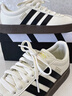 adidas T頭鞋 VL COURT復(fù)古板鞋德訓(xùn)鞋男女阿迪達(dá)斯輕運動 漢玉白/黑色/樹脂黃   38 曬單實拍圖