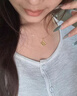 中國黃金（CHINA GOLD）18K金碎碎冰四葉草吊墜女款黃金項鏈520圣誕節生日禮物送女友老婆 18金吊墜【配S925鏈】+玫瑰禮盒 曬單實(shí)拍圖