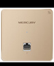 水星（MERCURY）MIAP300P金色版 300M無(wú)線(xiàn)86型面板式AP 企業(yè)級酒店別墅wifi接入點(diǎn) POE供電 AC管理 曬單實(shí)拍圖