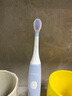 舒客寶貝（sakykids）兒童電動(dòng)牙刷軟毛護(hù)齦聲波雙重模式智能定時(shí)3-12歲B32s藍(lán) 曬單實(shí)拍圖