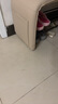 延璽換鞋凳鞋架入戶門口鞋柜長條輕奢一體進門可坐玄關(guān)高級感穿鞋坐凳 奶咖色 100*35*42cm（貓抓皮+碳素鋼框架） 曬單實拍圖
