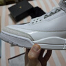 耐克（NIKE）喬丹AJ3金屬銀復刻休閑鞋男子運動(dòng)鞋復古籃球鞋 CT8532-111 41 曬單實(shí)拍圖
