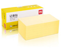 得力（deli）12本黃色便利貼粘性便簽紙  76*76mm備忘留言紙/記事貼 辦公用品 7733 曬單實拍圖