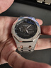 卡西歐（CASIO）男g(shù)shock明星同款手表冰電之韌2代迷彩防水學(xué)生送男朋友情人節(jié)禮 GA-2100SKE-7A白透明冰韌表帶 曬單實(shí)拍圖