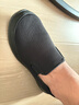 斯凱奇（Skechers）夏季男鞋一腳蹬健步鞋休閑運動(dòng)鞋舒適緩震懶人鞋軟底耐磨爸爸鞋 全黑色/BBK 41 曬單實(shí)拍圖