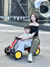 萌天使兒童卡丁車(chē)3-6可折疊四輪電動(dòng)遙控車(chē)6-12歲男孩漂移玩具車(chē)可坐人 【京東明日達】遙控+雙驅動(dòng)+12V4.5A+藍牙音樂(lè )+ 隨機 曬單實(shí)拍圖
