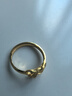 周生生黃金戒指 無(wú)盡的愛足金絲帶活口戒生日禮物21071R 計(jì)價(jià) 3.2克 曬單實(shí)拍圖