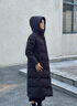 波司登25年羽絨服女長款90絨顯瘦連帽保暖冬季外套B250245526 曬單實(shí)拍圖