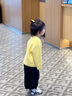 巴拉巴拉balaOne寶寶毛衣兒童線衫男童2025新款冬裝女童毛衫萌趣 黃色00333 100 曬單實拍圖