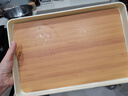 onlycook茶盤托盤 茶杯玻璃杯酒杯盤子茶盤 甜品蛋糕餐盤 仿木紋盤大號 曬單實拍圖