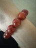 石玥珠寶精品11-12mm涼山南紅瑪瑙手串本命年轉(zhuǎn)運珠手鏈男女士款禮物 曬單實拍圖