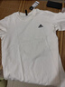 adidas情侶休閑純棉上衣圓領(lǐng)短袖T恤男女夏季阿迪達(dá)斯官方輕運動 米白 S 曬單實拍圖