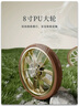 qborn白鹿新生兒小孩米色嬰兒車高景觀雙向輕便折疊寶寶兒童推車 玉蘭白+睡籃 曬單實(shí)拍圖