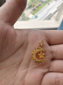周大福星星攬月星月織夢(mèng)足金黃金吊墜女送生日禮物EOF1634 約2.7g計價(jià)(工費360) 曬單實(shí)拍圖