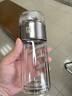 雙立人德國品質(zhì)尾貨茶水分離玻璃杯雙層加厚隔熱便攜水杯過濾泡茶茶 茶水分離玻璃杯 380ml 曬單實(shí)拍圖