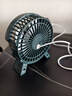 電風(fēng)扇家用桌面風(fēng)扇usb小風(fēng)扇插電迷你電扇4寸學(xué)生宿舍辦公室臥室臺扇制冷 綠色-USB插電款 曬單實(shí)拍圖