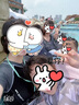 安與·洛施琪大碼泳衣女胖mm200斤分體三件套長(cháng)袖罩衫五分褲遮肉大胸運動(dòng)泳裝 條紋 2XL(130-145斤) 曬單實(shí)拍圖
