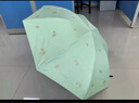 天堂 防紫外線(xiàn)晴雨傘三折 便攜黑膠遮陽(yáng)太陽(yáng)傘晴雨兩用 粉綠 曬單實(shí)拍圖