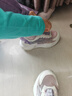 巴布豆童鞋透氣兒童運動(dòng)鞋女童夏季跑鞋103552147糖果紫/白34 曬單實(shí)拍圖