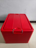 納份愛(ài)收納箱家用加厚大容量超大號秋冬被子衣服整理箱可折疊玩具儲物箱 【櫻桃紅】加大號【49*35*26】 加厚HIPS材質(zhì)/帶滑輪/免安裝 曬單實(shí)拍圖