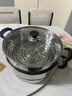 蘇泊爾（SUPOR）304不銹鋼蒸鍋雙層加厚復(fù)底湯鍋帶蒸籠燃?xì)怆姶艩t通用 【雙層加厚】旗艦款 28cm 曬單實(shí)拍圖