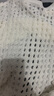 UR秋季新款女裝時尚慵懶風(fēng)肌理鏤空長袖針織衫UWH940066 米白 S 曬單實拍圖