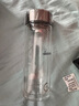 希諾雙層玻璃杯抗菌隔熱高檔車載水杯男2025新款鈦杯泡茶杯子XN-9102K 曬單實(shí)拍圖