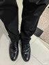 海瀾之家HLA皮鞋男士商務(wù)休閑系帶正裝德比鞋子男H164/H172 增高款41 曬單實拍圖