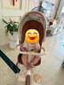 普洛可（PLAYKIDS）A8max遛娃神器推車(chē)嬰兒車(chē)0-3歲用折疊可坐可躺帶減震輕便溜娃車(chē) 【五段遮陽(yáng)篷】A8MAX一代天使之翼 曬單實(shí)拍圖