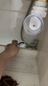 潛水艇雙面盆下水管Y形三通 臺(tái)盆洗手盆臉盆洗衣柜二合一排水管道 下水管+彈跳下水器溢水口套裝 曬單實(shí)拍圖