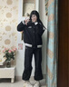 WHIM NASA棒球服外套男2025春季款寬松潮流撞色刺繡衛衣夾克美式休閑上衣服 杏色 XL （140-160斤） 曬單實(shí)拍圖