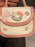 優(yōu)歆HelloKitty馬鞍包時(shí)尚簡(jiǎn)約休閑女斜挎包包女款2025年學(xué)生黨可愛(ài) 【粉色KT】 長(cháng)19寬12厚6cm 曬單實(shí)拍圖