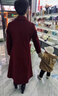 恒源祥高端雙面羊絨大衣女中長(zhǎng)款2025年秋冬羊毛西裝領(lǐng)收腰毛呢外套 布朗紅 L 曬單實(shí)拍圖