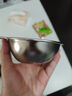onlycook316不銹鋼寶寶輔食碗 兒童餐盤(pán)飯碗 卡通小碗嬰兒餐具餐盤(pán)-萌熊 曬單實(shí)拍圖
