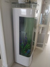 魚美軒金魚缸客廳小型家用立式自循環(huán)過濾一體生態(tài)玻璃小魚缸免換水族箱 輕奢灰色（有電梯送貨入戶） 長(zhǎng)40*寬40*高138CM 曬單實(shí)拍圖