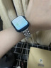 Z&Y適用蘋果手表iWatchs9表帶金屬不銹鋼AppleWatch高級感ultra細(xì)款夏天s8鏈條s10蝴蝶扣ins風(fēng)女款 銀色 46mm表盤【適用新品10代iwatch] 曬單實(shí)拍圖