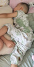威爾貝魯（WELLBER）嬰兒夏涼被子寶寶雙層竹棉紗布幼兒園蓋毯子 熊貓140*100cm 曬單實(shí)拍圖