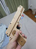 愛(ài)維親皮筋槍木頭槍M1911懷舊禮物實(shí)木多發(fā)木質(zhì)手槍玩具新年禮物 M1911【約80皮筋+靶子】 曬單實(shí)拍圖