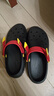 斯凱奇（Skechers）怪獸泡泡鞋夏季男鞋透氣舒適輕質(zhì)沙灘洞洞鞋涼拖鞋 黑色/紅色/BKRD 41 曬單實拍圖