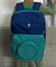 樂(lè )高樂(lè )高小學(xué)生書(shū)包1-6年級背包大格局雙肩包多口袋輕純色藍綠20224 曬單實(shí)拍圖