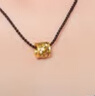 周生生【粗繩】轉(zhuǎn)運珠Charme串珠配繩5mm粗版手繩 轉(zhuǎn)運珠皮繩 BB17 曬單實拍圖