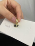花有心柿黑色愛(ài)心耳釘耳飾女流蘇耳環(huán)2025新款爆款高級(jí)感耳墜甜酷耳圈飾品 黑色愛(ài)心耳環(huán) 曬單實(shí)拍圖