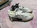 彪馬（PUMA）【德訓鞋】復古薄底T頭鞋女子經典休閑板鞋PALERMO402109 白-黑色-灰色-01 37 曬單實拍圖