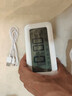 得力（deli）充電款電子智能鬧鐘背光大鬧鈴家用學(xué)生多功能溫濕度計大屏床頭鐘 開(kāi)學(xué)升學(xué)季必備 白 LE103A 曬單實(shí)拍圖