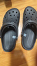 crocs卡駱馳貝雅洞洞鞋沙灘鞋|10126 黑色-001 44(280mm)  曬單實(shí)拍圖